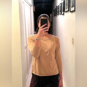 SOLD: Pact 3/4 Sleeve Relaxed Fit Tee